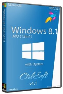  Windows 8.1 with Update 12in1 AIO v1.1 by CtrlSoft (x86/x642014/RUS) 