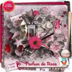  Винтажный скрап-набор - Parfum de Rose 