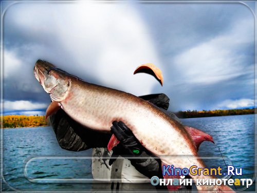 Шаблон для фотошопа - Рыбак и его улов